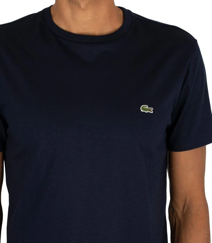 Lacoste T-Shirt Donkerblauw - Afbeelding 5