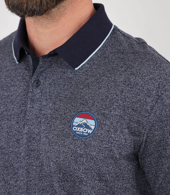 OXBOW Polo Met Korte Mouwen In Jaspé-tricot O2NORMAN - Afbeelding 4