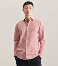 Seidensticker Business Overhemd Slim Fit Lange Mouwen Geruit