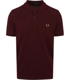 Fred Perry Polo M6000 Effen Bordeaux
