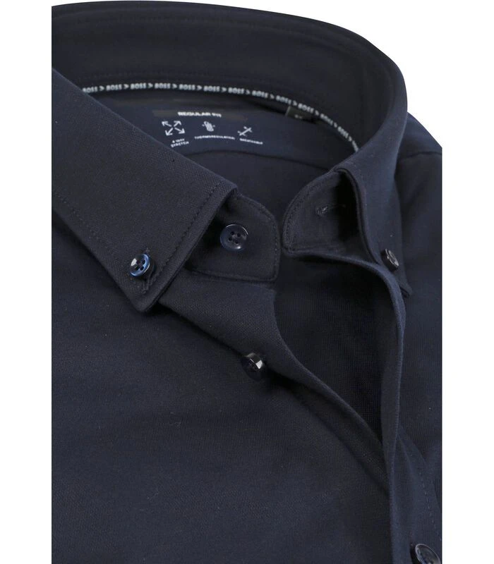 Hugo Overhemd Uni Donkerblauw - Afbeelding 2