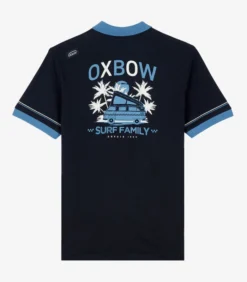 OXBOW Polo Met Korte Mouwen En Print Op De Rug O1NEBOSS