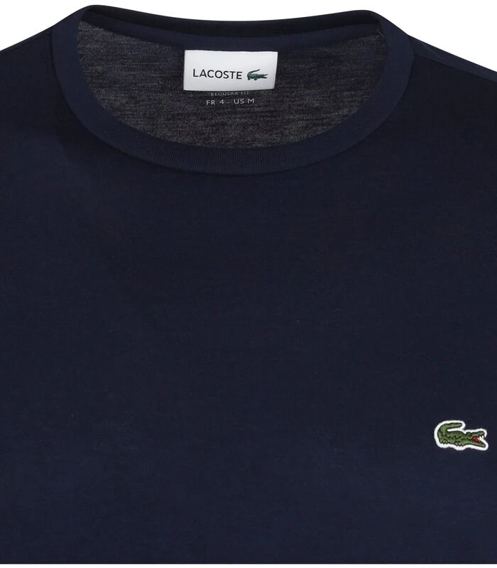 Lacoste T-Shirt Donkerblauw - Afbeelding 2