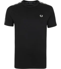 Fred Perry T-Shirt Ringer Zwart
