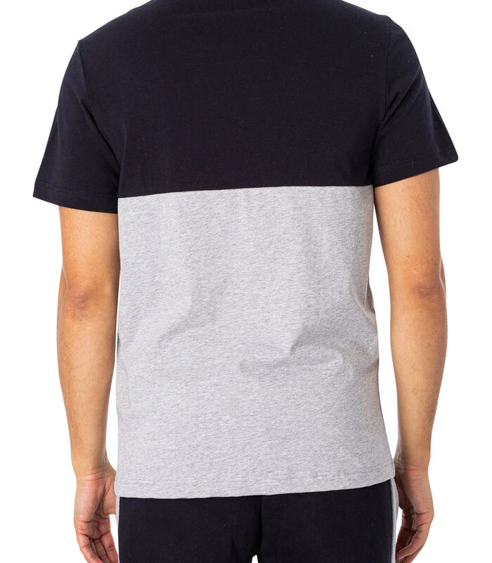 Lacoste Tweekleurig T-shirt Met Logo - Afbeelding 3
