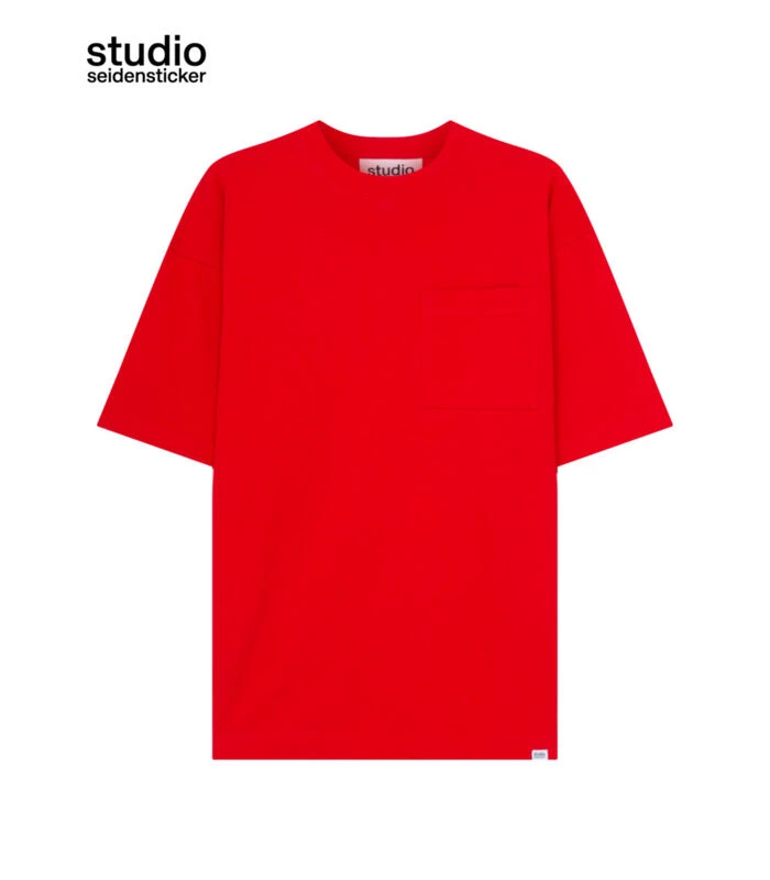 Seidensticker T-Shirt Oversized Fit Korte Mouwen Uni - Afbeelding 5