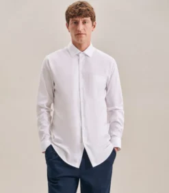 Seidensticker Business Overhemd Regular Fit Lange Mouwen Uni