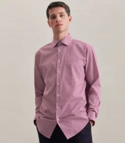 Seidensticker Business Overhemd Regular Fit Lange Mouwen Geruit