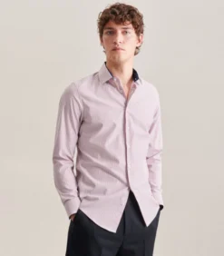 Seidensticker Business Overhemd Slim Fit Lange Mouwen Strepen