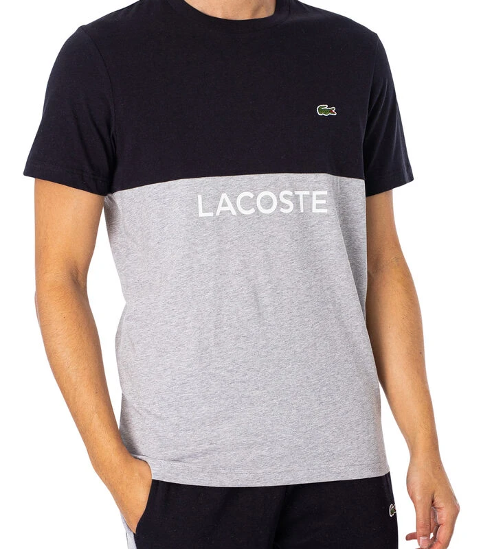 Lacoste Tweekleurig T-shirt Met Logo - Afbeelding 2