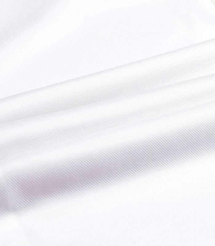 Strijkvrij Overhemd - Wit - Slim Fit - Twill Katoen - Lange Mouw - Afbeelding 5