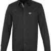 Fred Perry Classic Overhemd Zwart