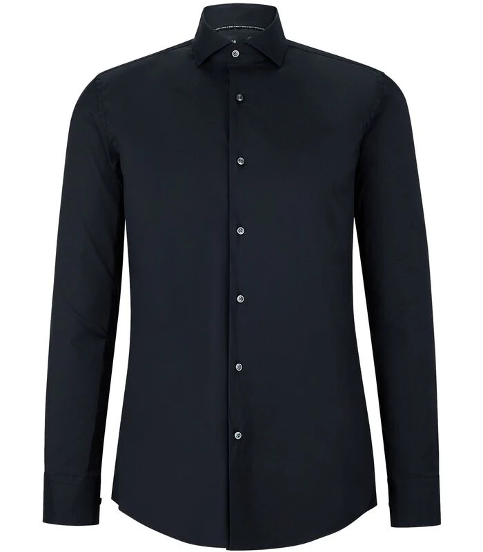 Hugo Hank Zwart Overhemd