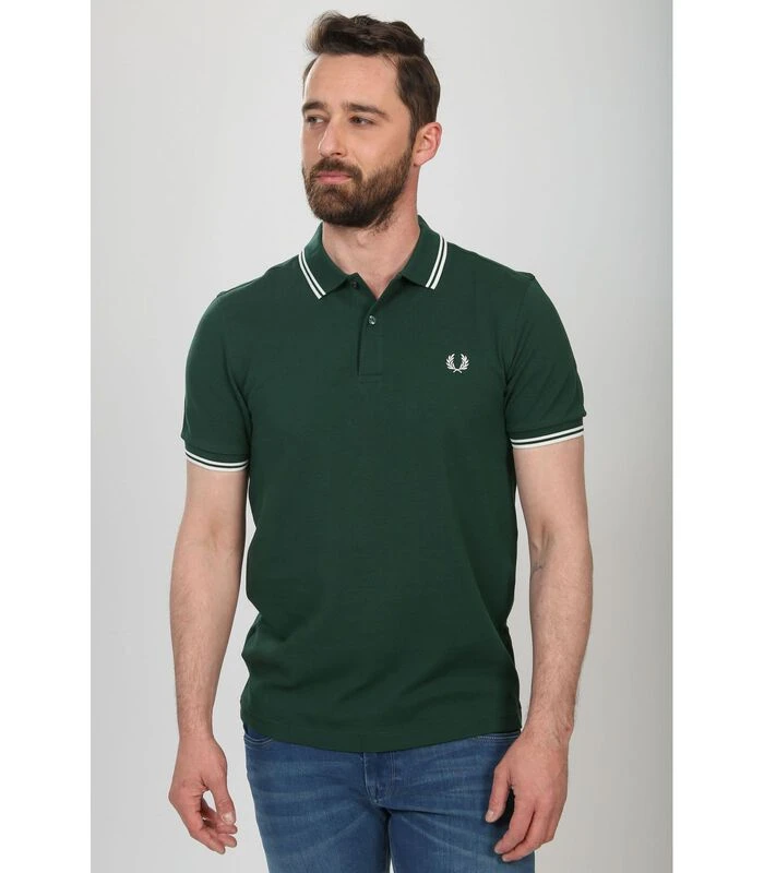 Fred Perry Polo Groen 406 - Afbeelding 4