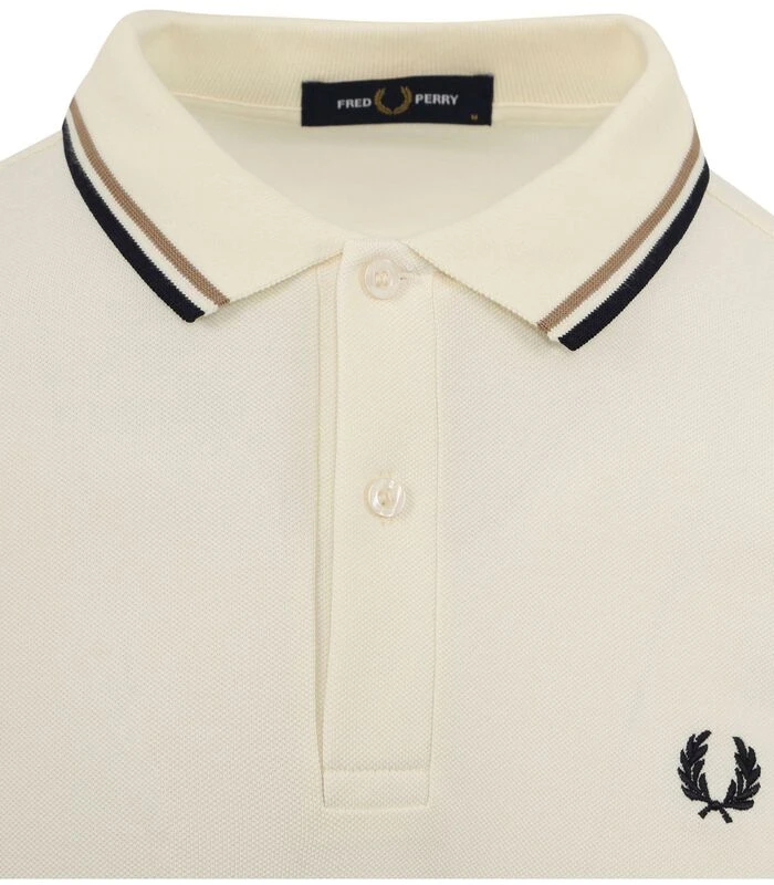 Fred Perry Polo M3600 Ecru R71 - Afbeelding 2