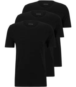 Hugo Boss T-shirt Modern 3-Pack Zwart